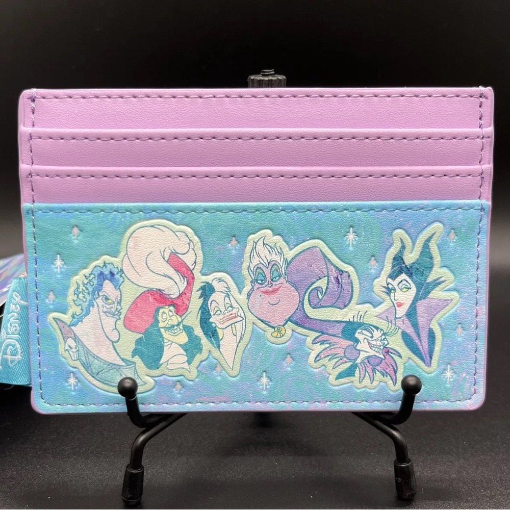 Loungefly Disney Limited Edition Convention Villains Constellation Cardholder